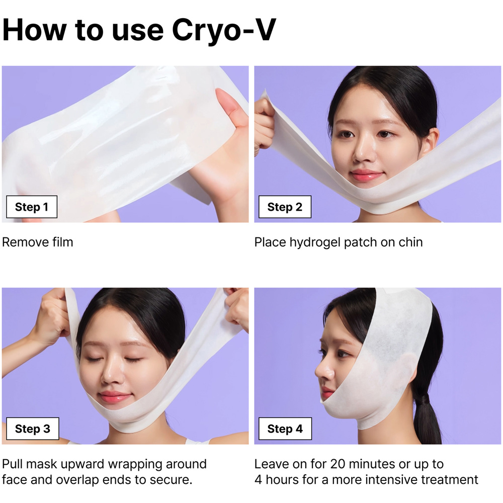 Cryo V-Sculpt Jawline Lifting Mask, 8g