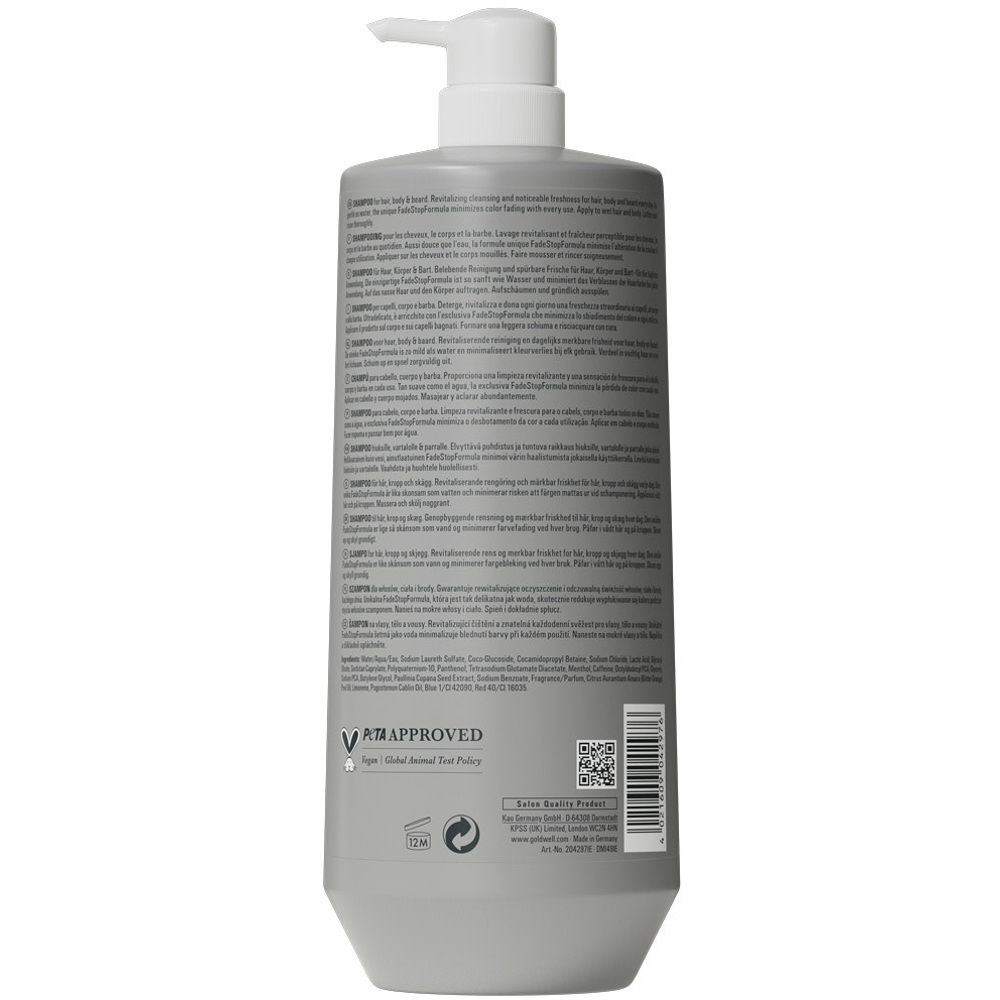 Dualsenses Mens Hair & Body Shampoo