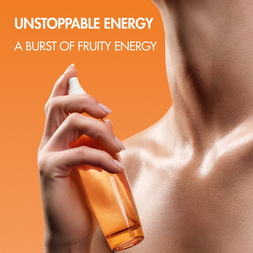 Eau Vitaminée Énergie Abricot Body Mist, 100ml