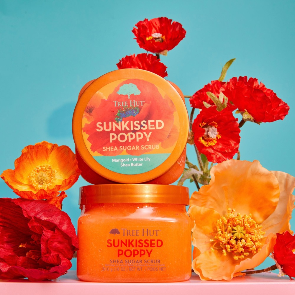 Shea Sugar Scrub Sunkissed Poppy, 510g