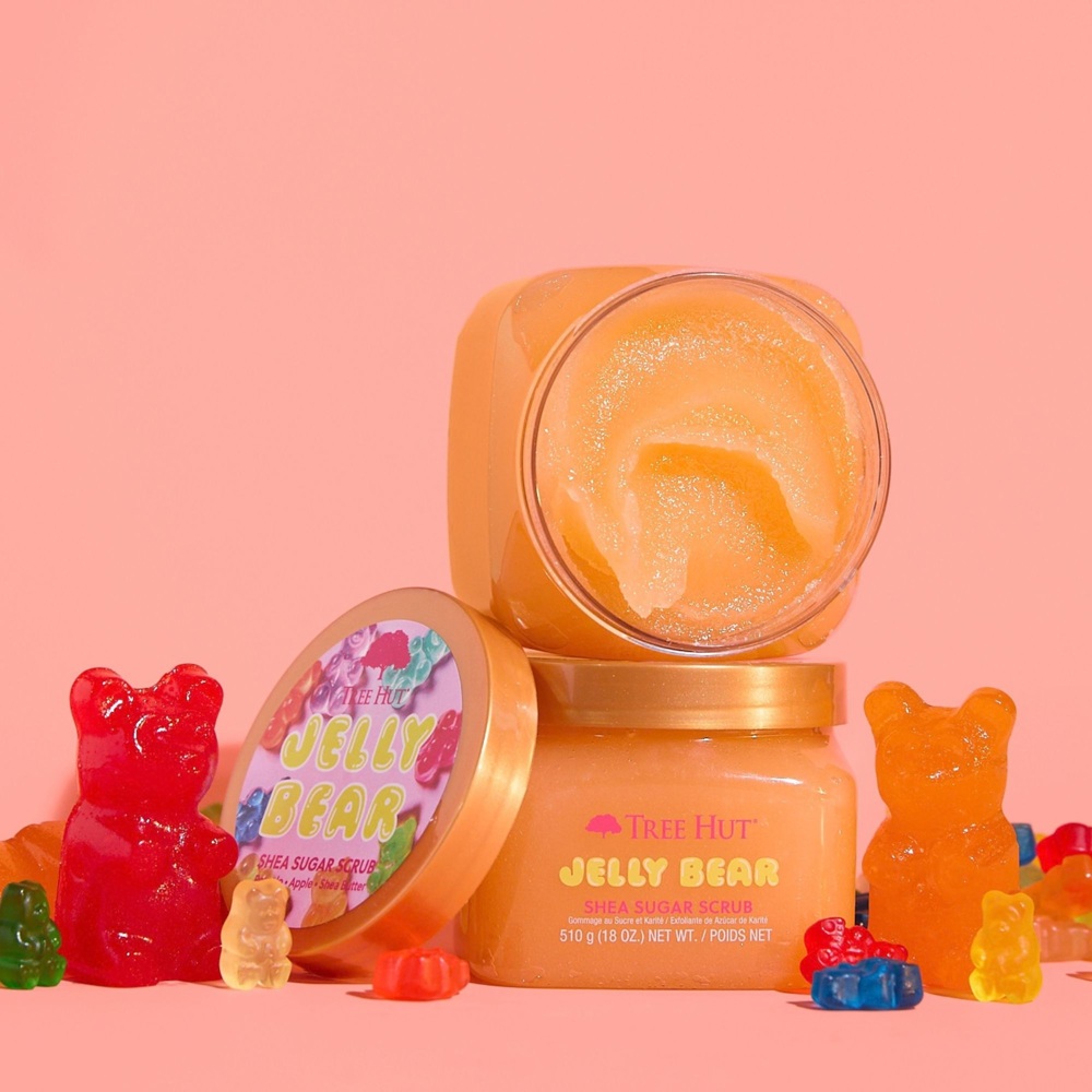 Shea Sugar Scrub Jelly Bear, 510g