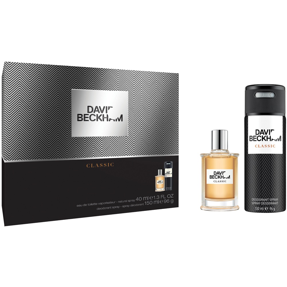 David Beckham Classic Set, EdT 40ml + Deospray 150ml