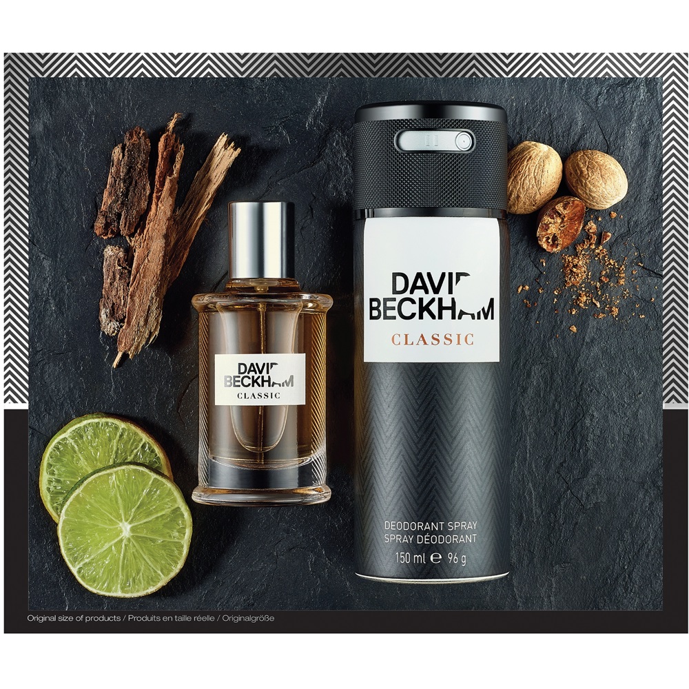 David Beckham Classic Set, EdT 40ml + Deospray 150ml