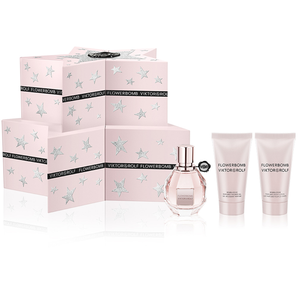 Flowerbomb Set, EdP 50ml + 50ml Shower Gel + 50ml Body Lotio