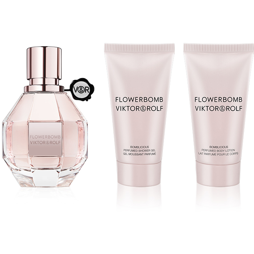 Flowerbomb Set, EdP 50ml + 50ml Shower Gel + 50ml Body Lotio