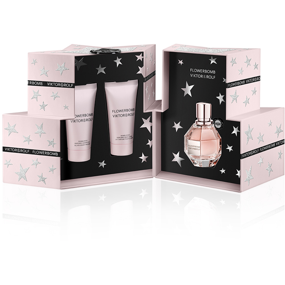 Flowerbomb Set, EdP 50ml + 50ml Shower Gel + 50ml Body Lotio