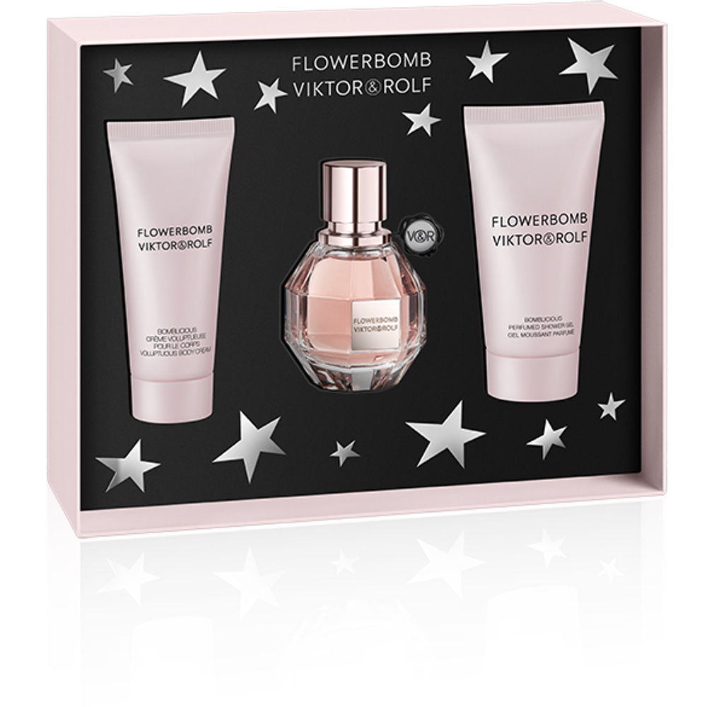 Flowerbomb Set, EdP 30ml + 50ml Shower Gel + 40ml Body Cream