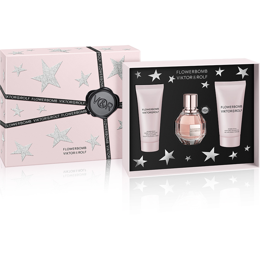 Flowerbomb Set, EdP 30ml + 50ml Shower Gel + 40ml Body Cream