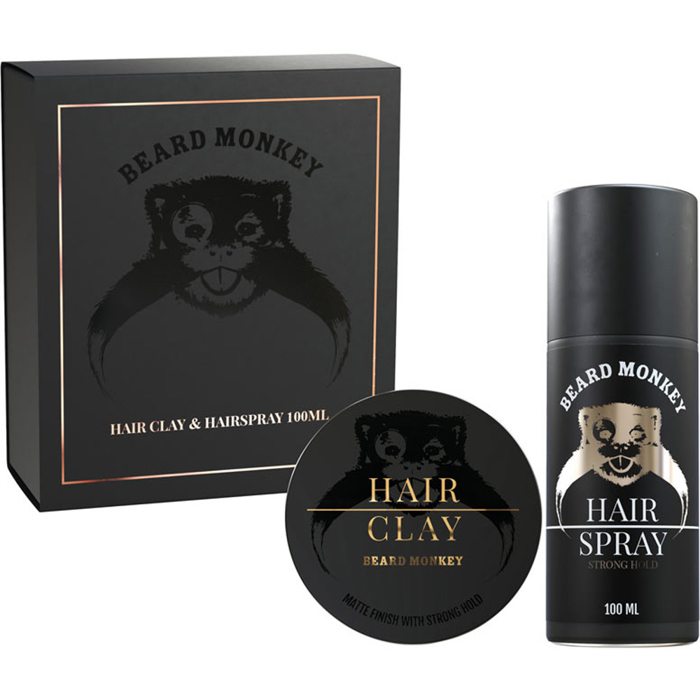 Hair Set - Clay 100ml + Hairspray 100ml