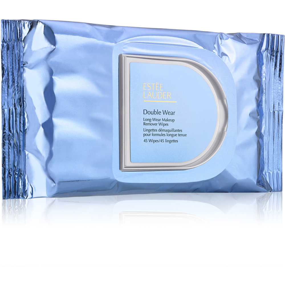 Double Wear Long-Wear Remover Wipes, 45-Pack