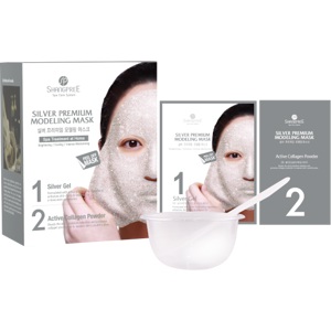 Silver Premium Modeling Mask (Inclu. Bowl & Spatula), 50ml