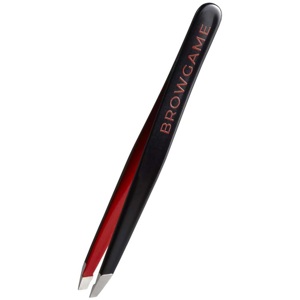 Signature Tweezer Slanted, Black & Red