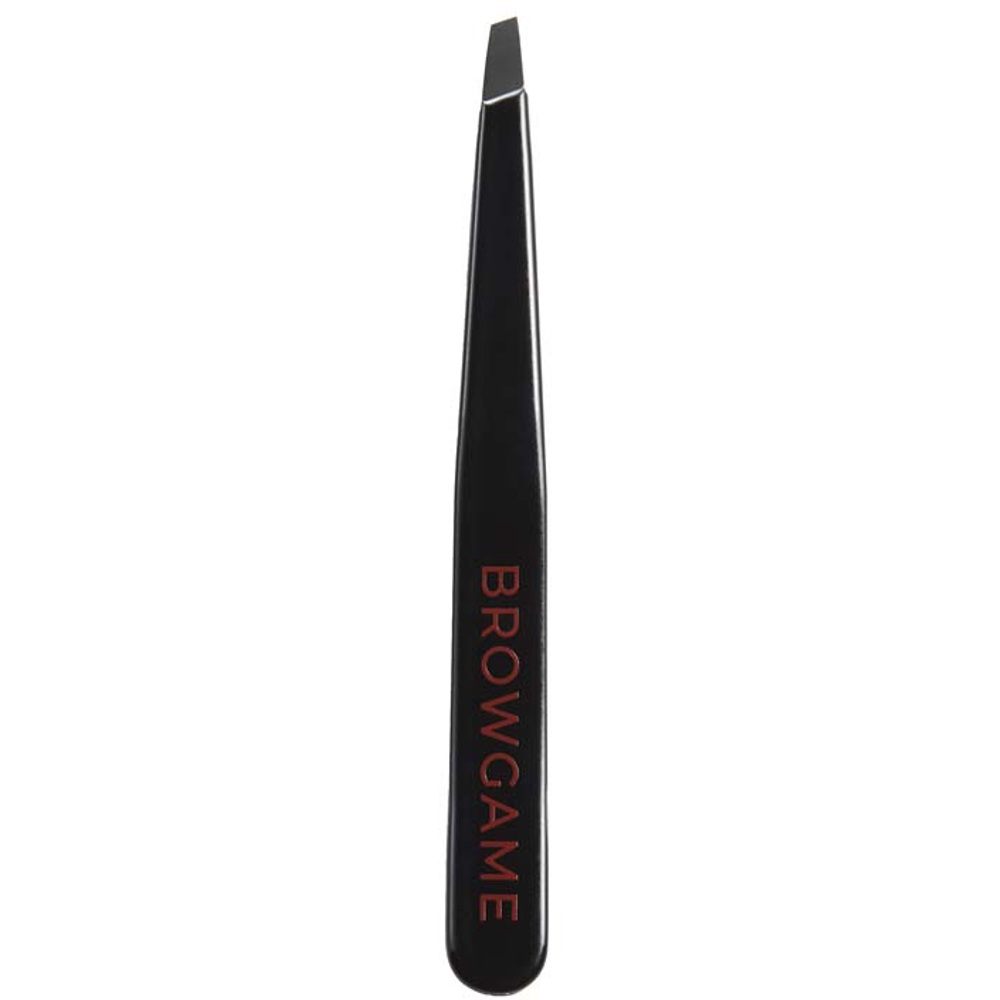 Signature Tweezer Slanted, Black & Red